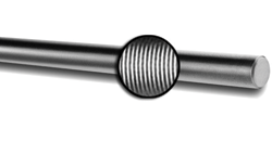 GROOVED AND SMOOTH  METERING RODS